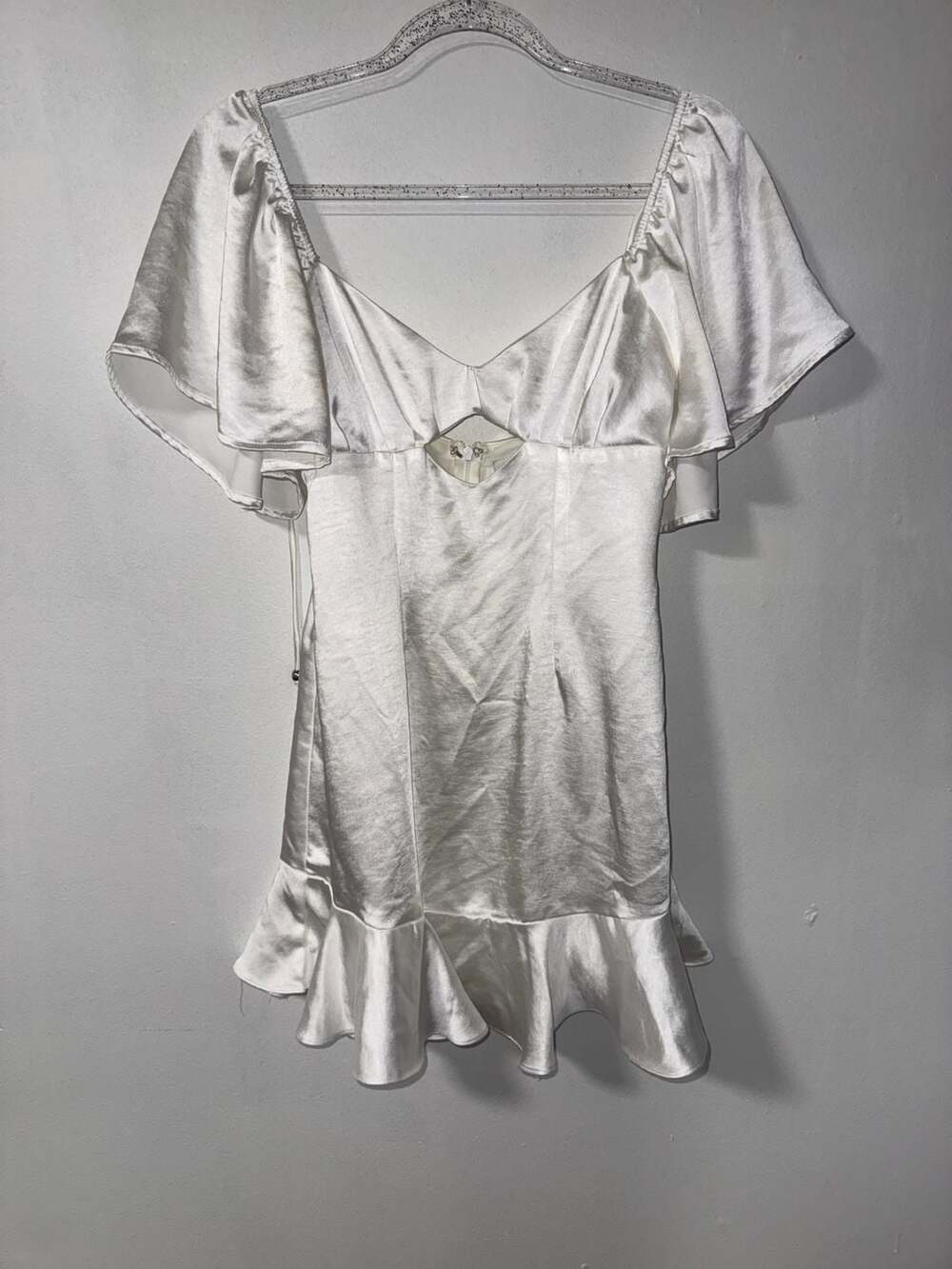 Selfie Leslie Eyes On You Dress Size S White